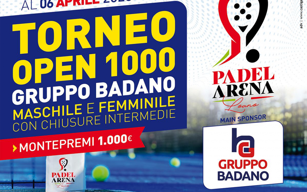 Torneo Open 1000 padel Loano