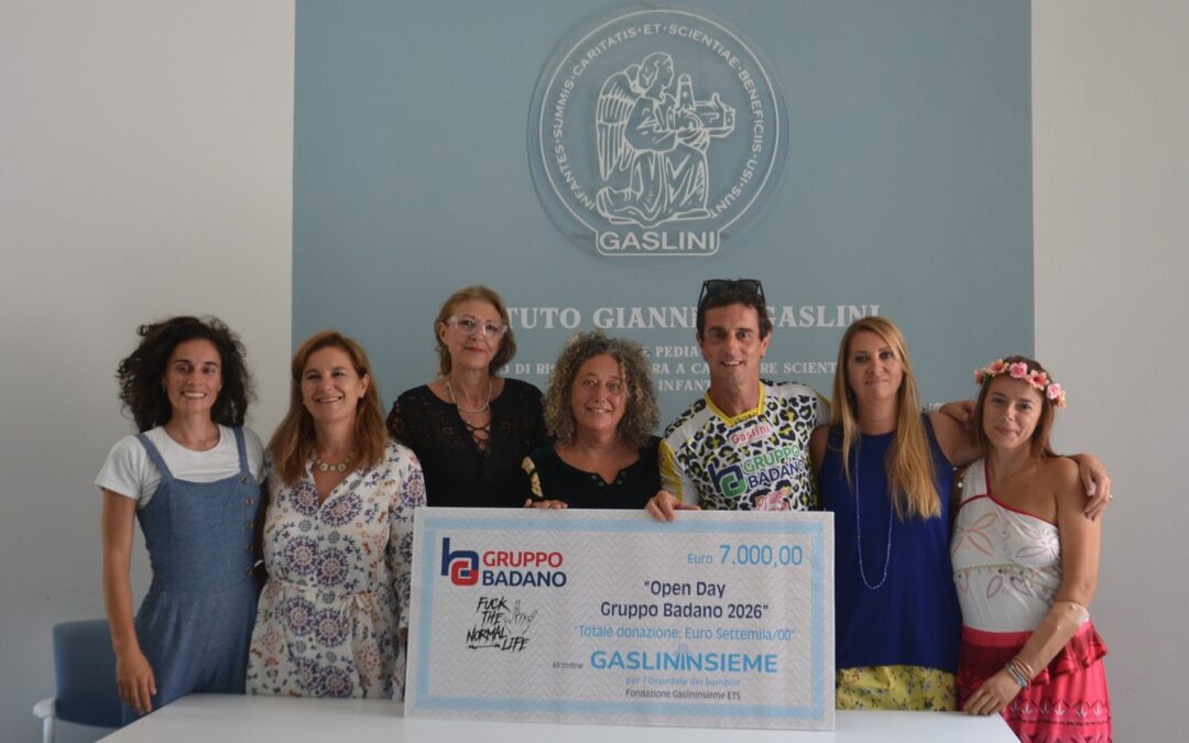 Open Day Gruppo Badano, donati 7.000 euro all’Istituto Gaslini tramite Gaslininsieme